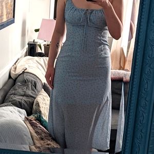 90s style midi sundress
